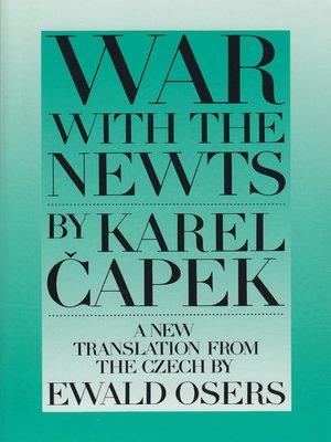 cover image of War with the Newts